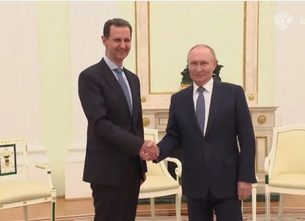 بشار الاسد کی پوتین سے کریملن میں ملاقات، خطے اور دنیا کی صورتحال پر تبادلہ خیال