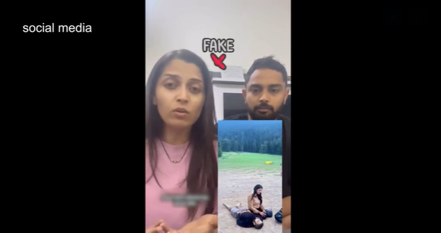 میڈیا کا جھوٹ بے نقاب، پہلگام حملے میں مردہ قرار دیاگیا جوڑا زندہ نکلا، سوشل میڈیا پر بیان بھی سامنے آگیا