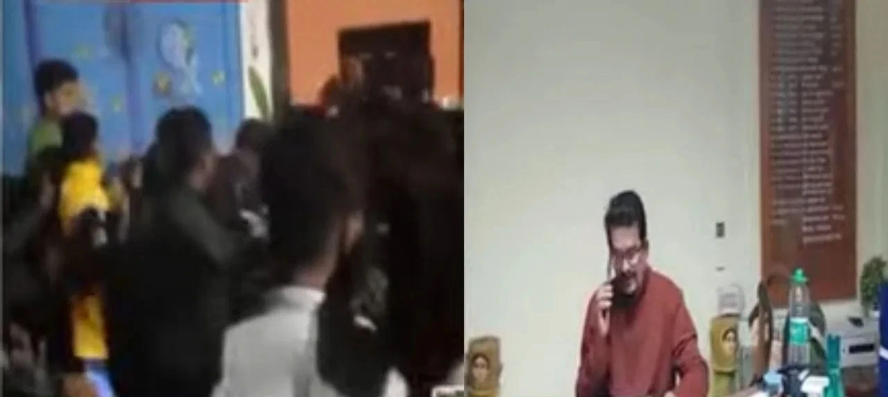 ایم ایل اے پر طالب علم کو بے رحمی سے پیٹنے کا الزام