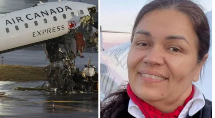 ایئر کینیڈا طیارہ حادثہ: جہاز سے سیٹ سمیت 330 فٹ دور جا گرنے والی فضائی میزبان معجزاتی طور پر زندہ بچ گئی