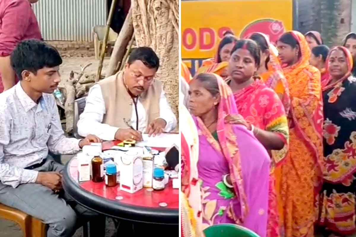 مفت میں روزانہ ڈیڑھ سو مریضوں کا علاج کرتے ہیں