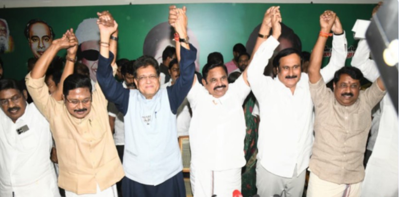 اے آئی اے ڈی ایم کے تمل ناڈو میں 169 سیٹوں پر الیکشن لڑے گی
