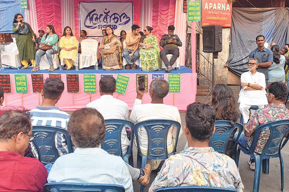 کمیشن غیر جانبدار نہیں، الیکشن کا ریفری بی جے پی ہے! دھرم تلہ سے احتجاج میں گونجی گن منچ کی آواز