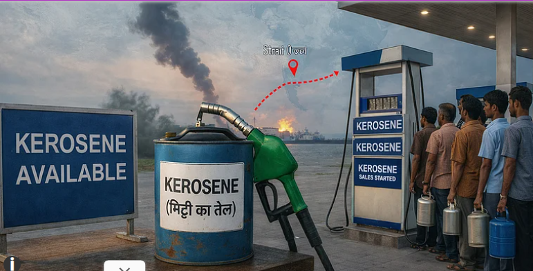 ایل پی جی بحران کے بیچ مٹی کے تیل کی واپسی، حکومت کی پٹرول پمپوں پر فروخت کی اجازت