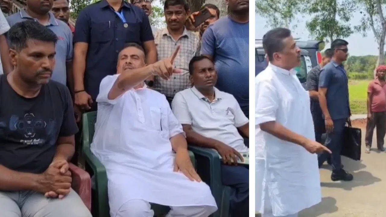 شبھیندو کو دیکھتے ہی ’جوئے بنگلہ‘ کے نعرے، گاڑی سے اتر کر بی جے پی امیدوار نے کہا، ”ان سب سے کچھ حاصل نہیں ہونے والا۔“