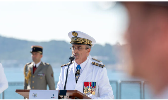 آبنائے ہرمز میں بارودی سرنگیں بچھانے کا کوئی ثبوت نہیں، سربراہ فرانسیسی بحریہ