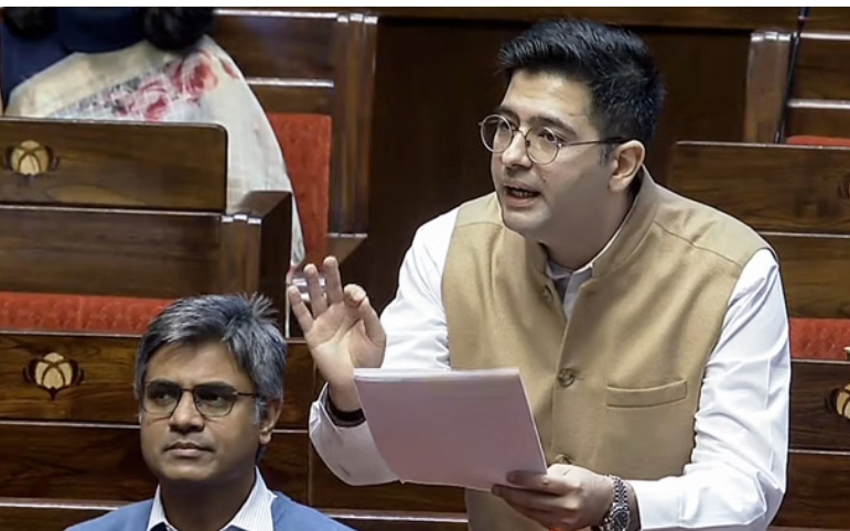 عام آدمی پارٹی نے راگھو چڈھا کو راجیہ سبھا کے ڈپٹی لیڈر کے عہدے سے ہٹا دیا