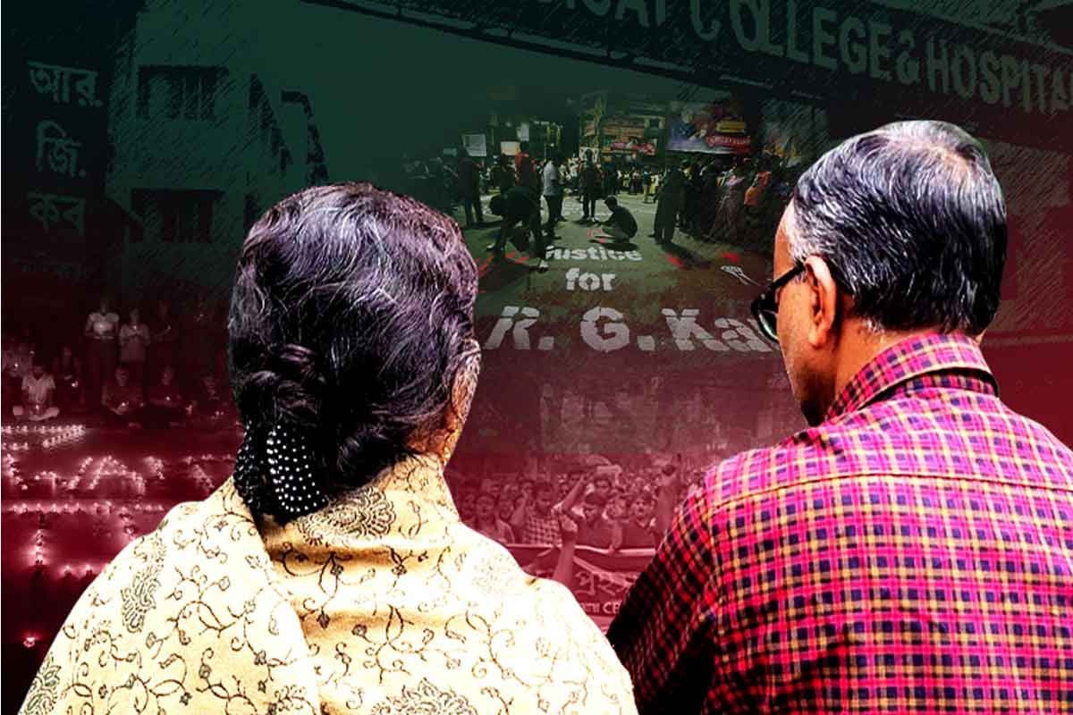 انتخابی مہم کے دوران آرجی کار کی متوفی ڈاکٹر کی ماں کو ہراساں کیا گیا