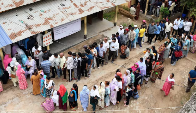 آسام، کیرالم اور پڈوچیری میں ووٹنگ جاری