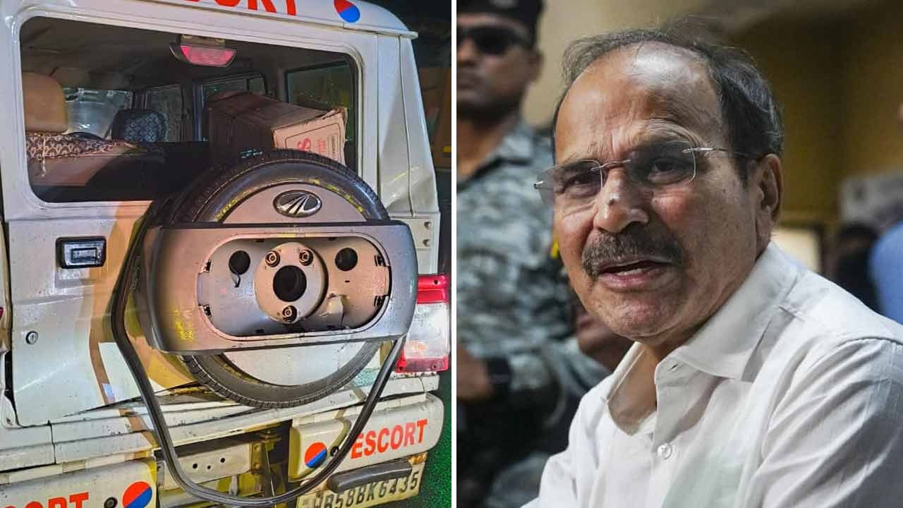 ادھیر چودھری نے اپنے قافلے کے حادثے کی شکایت سی آر پی ایف اور الیکشن کمیشن میں کی