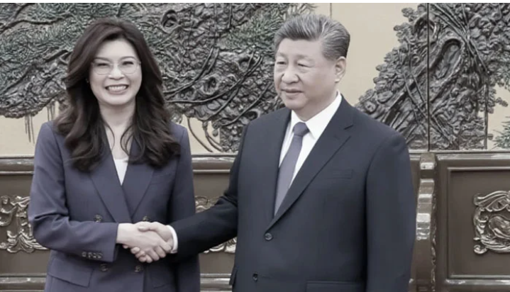 چینی صدر شی جن پنگ سے تائیوان کی اپوزیشن رہنما چینگ لی وُن کی ملاقات