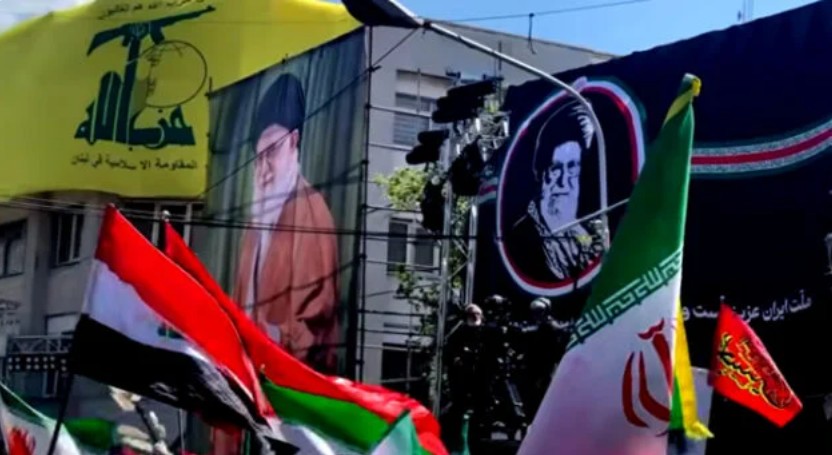 آیت اللّٰہ علی خامنہ ای کا چہلم، امریکہ و اسرائیل کے خلاف ریلی