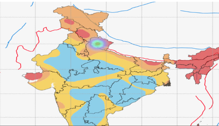 اتراکھنڈ اور مہاراشٹر میں زلزلہ: پوڑی ڈیڑھ گھنٹے میں دو بار جھٹکے