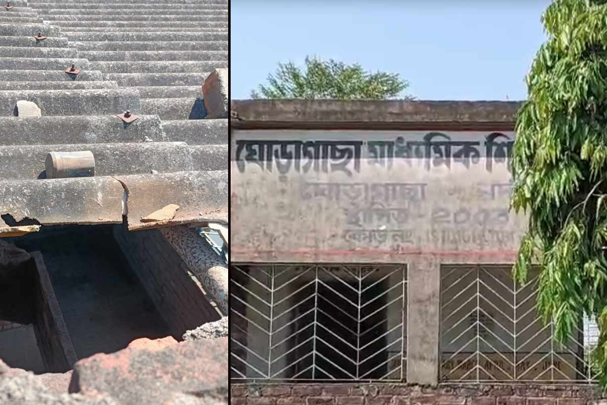 ترنمول کانگریس کے اسٹیج کے قریب واقع ایک اسکول میں بم دھماکہ ہوا