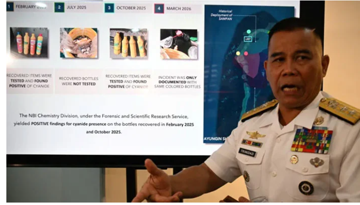 فلپائن کا چین پر سمندر میں زہر کے استعمال کا سنگین الزام