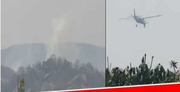 چھتیس گڑھ میں طیارہ حادثہ: پہاڑ سے ٹکرانے کے بعد زور دار دھماکہ، دونوں پائلٹ ہلاک