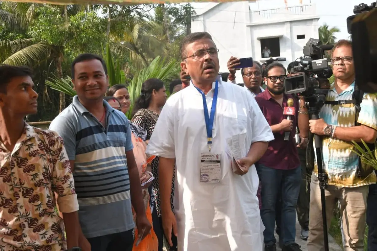 ووٹنگ کے دوران شبھیندو کے پولنگ ایجنٹ اور منڈل صدر گرفتار