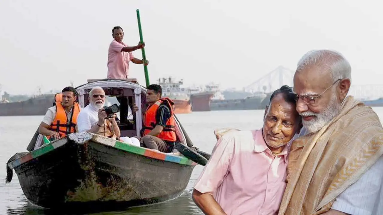 مودی کے گنگا کے سفر سے ملاح اور اس کا مالک خوش ہوگیا