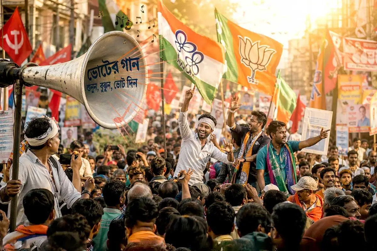 ہر امیدوار اپنا مخصوص گانا مارکیٹ میںلا رہاہے