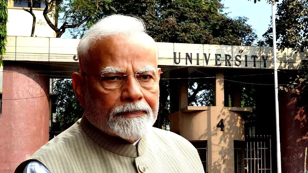 جادو پور یونیورسٹی کی دیواروں پرملک دشمن نعرے لکھے جا رہے ہیں: مودی