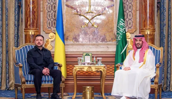 یوکرینی صدر نے سعودی ولی عہد سے ملاقات کو انتہائی نتیجہ خیز قرار دیدیا