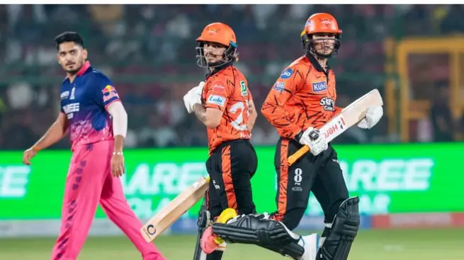 سوریا ونشی کی جارح سنچری گئی رائیگاں، حیدرآباد نے راجستھان کو ہرایا