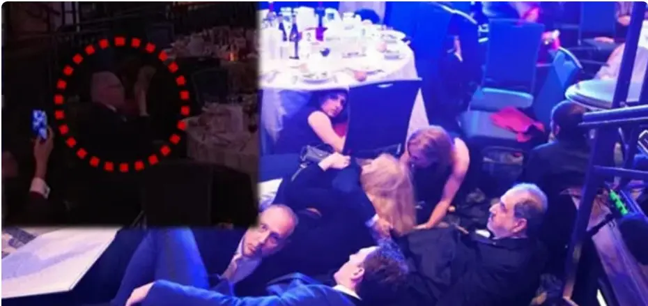 ٹرمپ کی موجودگی میں گولیاں چلنے اور بھگدڑ کے دوران ’’پرسکون ڈنر‘‘ کرتا شخص کون تھا؟