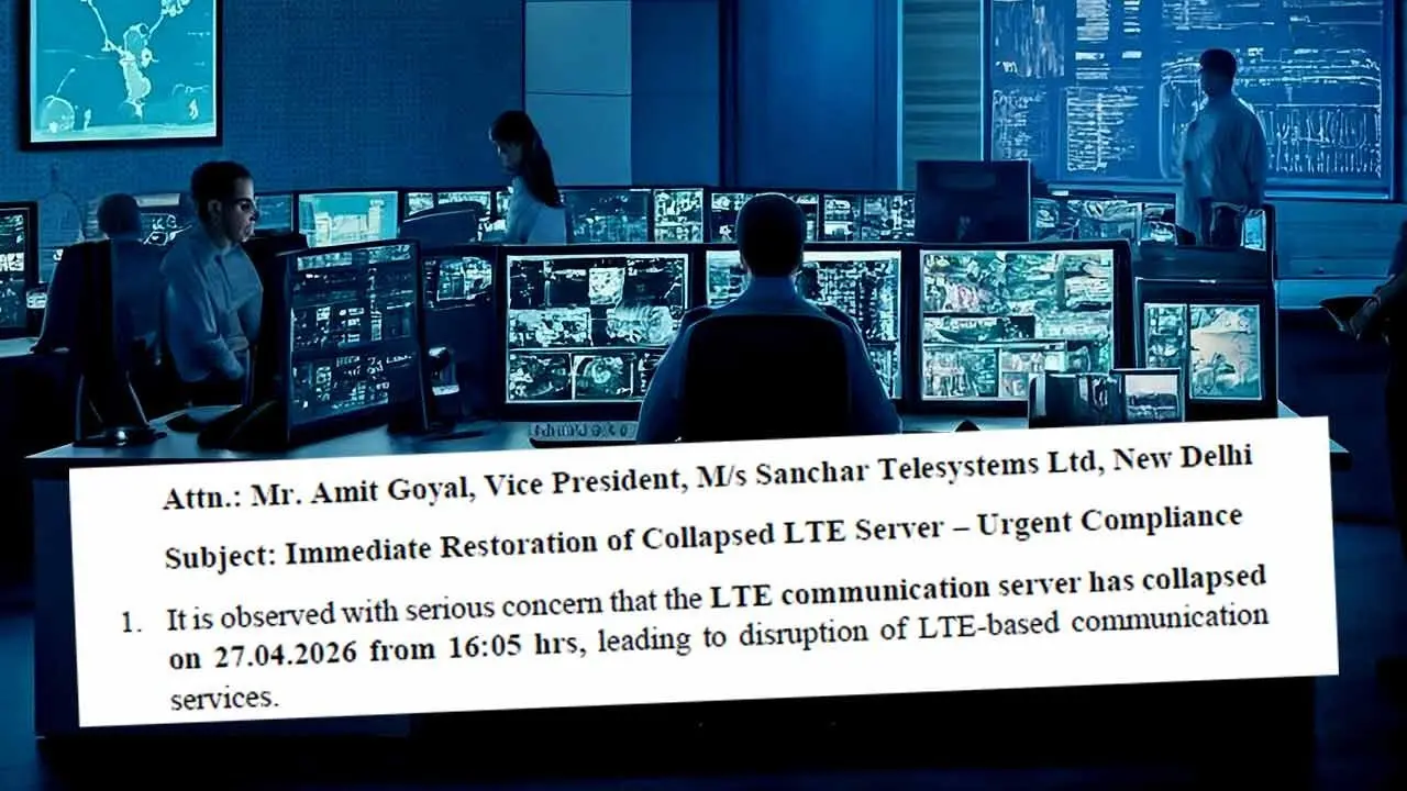 اچانک کچھ دیر کے لیے کولکتہ پولیس کا 'وائرلیس' مواصلاتی نظام درہم برہم