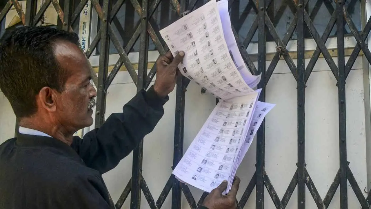 دوسرے مرحلے کی پولنگ کےلئے ووٹرلسٹ میں صرف1468ناموں کا اضافہ