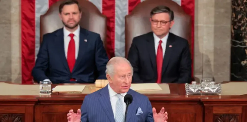 برطانوی کنگ چارلس سوم کا امریکی کانگریس سے خطاب