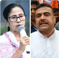 سوویندو ادھیکاری نندی گرام اور بھوانی پور دونوں ہی سیٹوں پر آگے