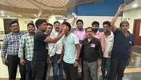 سرکاری ملازمین نے جے شری رام' اور 'بھارت ماتا کی جے' کے نعرے لگائے
