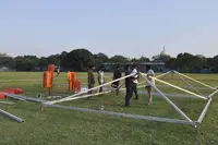 بی جے پی کی حلف برداری کی رسم کی وجہ سے گاڑیوں کے راستے بدلے گئے