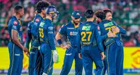گجرات ٹائٹنز نے راجستھان رائلز کے خلاف 77 رنز کی شاندار فتح درج کی