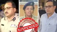 حکومت نے کولکتہ پولیس کے سابق کمشنر ونیت گوئل، اندرا مکھرجی اور ابھیشیک گپتا کو معطل کرنے کا فیصلہ کیا