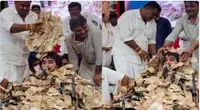 گلوکار پر نوٹوں کی بارش کی حیران کن ویڈیو