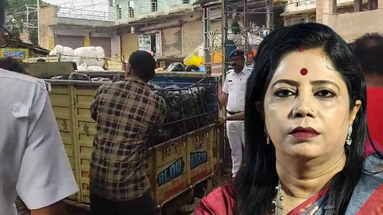 ترنمول ایم ایل اے پریا کے گودام اور گیراج سے بڑی مقدار میں امدادی سامان برآمد