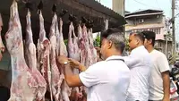 چھٹی کی صبح بکرے کے گوشت کی دکان پر بی جے پی کی چھاپہ مار ی