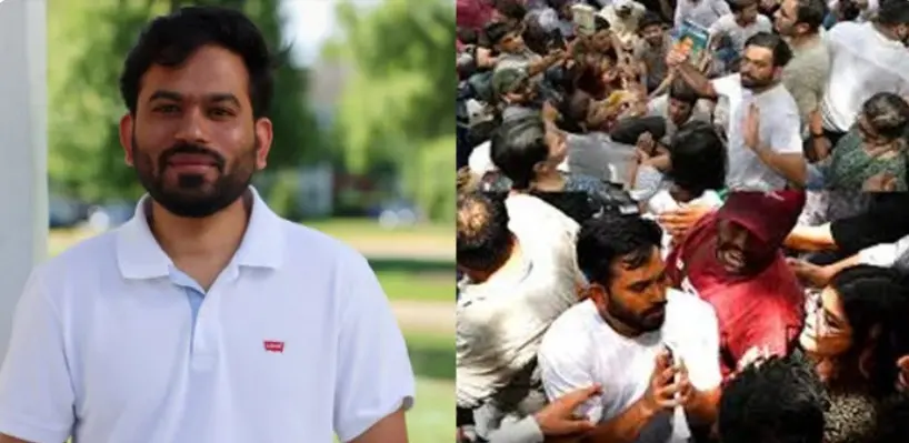 کاکروچ جنتا پارٹی کے بانی پر اچانک تھپڑوں کی بارش