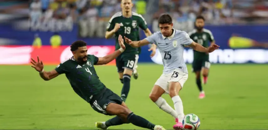 فیفا ورلڈ کپ 2026: سعودی عرب نے حیران کر دیا، 41 ویں منٹ میں عبداللہ العمری کا شان دار گول
