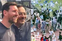 'سیکیورٹی تہہ و بالا ہو گئی تھی'، کولکاتا پولیس کو میسی کی اپنی ٹیم کا خط