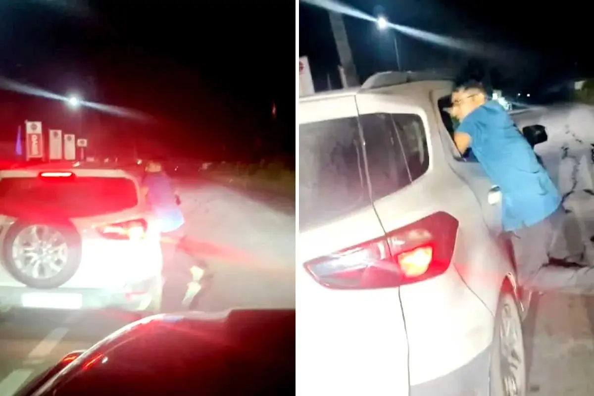 جھگڑے کی وجہ سے ٹول کارکن کو گاڑی میں بارہ کیلو میٹر تک گھسیٹا