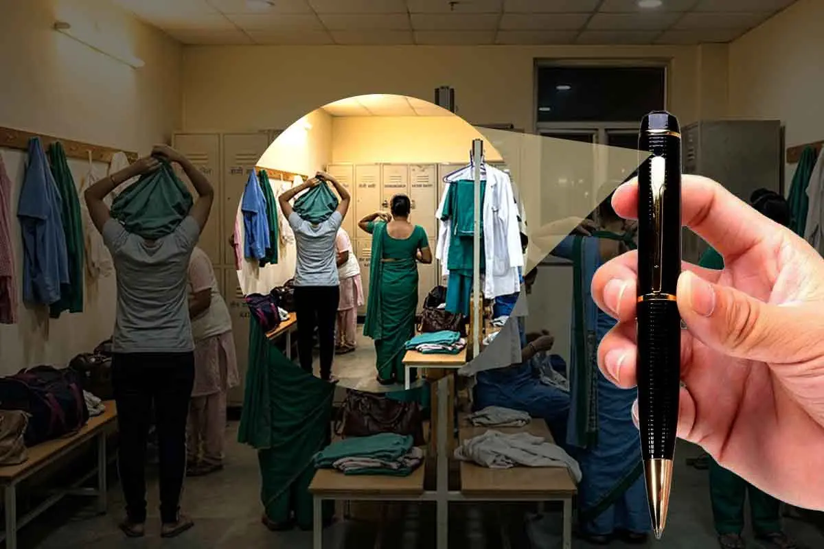 قلم کیمرے میں نرسوں کے کپڑے بدلنے کی ویڈیو ریکارڈنگملزم ڈاکٹر گرفتار