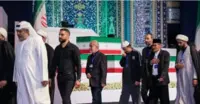 آیت اللہ علی خامنہ ای اور اُن کے اہلخانہ کی میتیں تہران کی مسجد میں رکھ دی گئیں