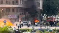 دمشق دھماکے فرانسیسی صدر کی رہائش کی حفاظتی حدود سے باہر ہوئے، شام
