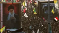 علی خامنہ ای کی نمازِ جنازہ حضرت علی ؓ کے روضے پر ادا