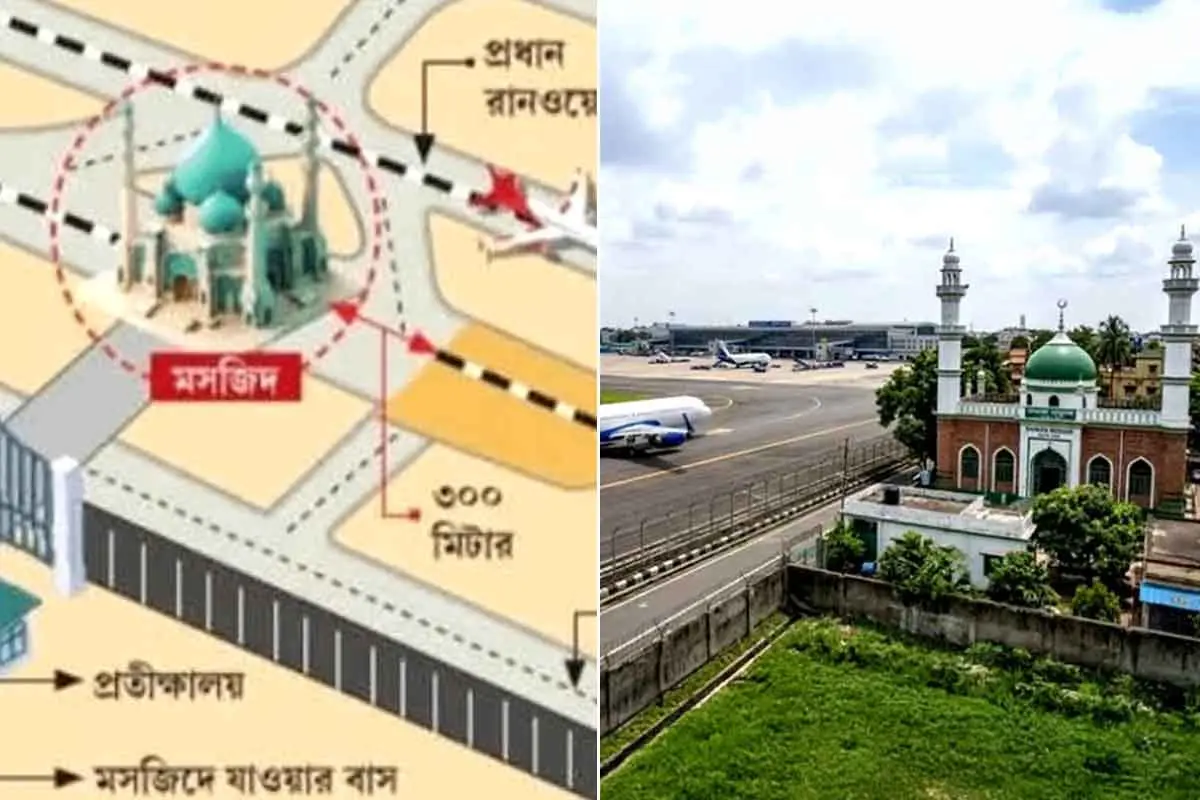 دمدم ہوائی اڈے کے قریب واقع بانکڑامسجد میں نماز پڑھنا بندکر دیا گیا