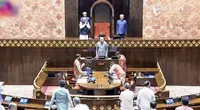 پارلیمنٹ سیشن: اپوزیشن کے ہنگامے کے درمیان دونوں ایوانوں کی کارروائی ملتوی