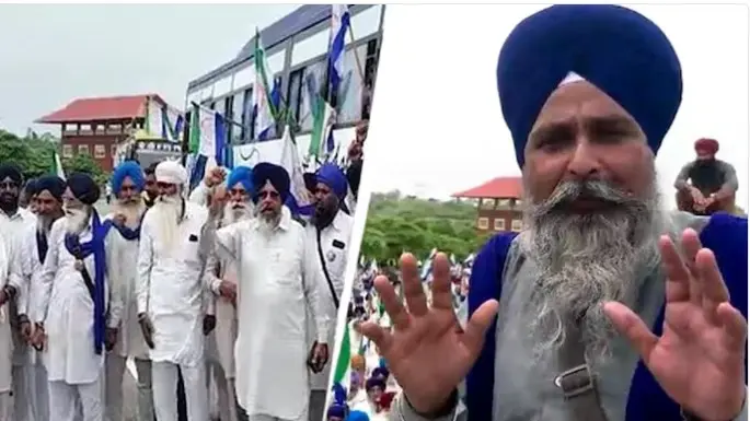 "ہماری زمین ہماری مارکیٹ، امریکہ کا قبضہ نامظور!" کسان گھاٹ پر 'دیش بچاؤ مورچہ' کا  اعلان