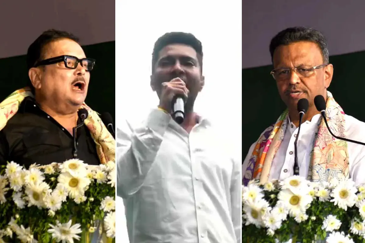 'معافی مانگو'، ابھیشیک کو 'ڈیڈ لائن' مادن کا، 'لفٹ میں چڑھ کر پیراشوٹ سے اترنا'، فیرہاد کا طنز!